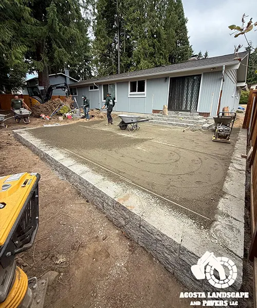 Backyard Paver & Lighting Project